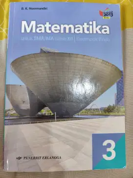 Buku Pelajaran Sekolah Matematika untuk SMA/MA Kelas 12 (XXI)