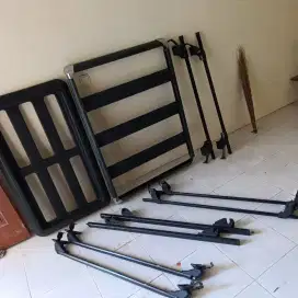 Crossbar roofrack bekas mobil bisa di setel untuk semua jenis mobil