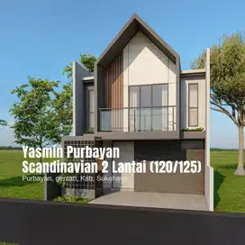 Gentan Purbayan. Hunian Premium Scandinavian, 2 Lantai+ Private Pool