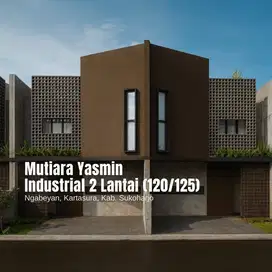 Kartasura, Ngabeyan. Rumah Industrial Mewah 3+1 KT + Private Pool