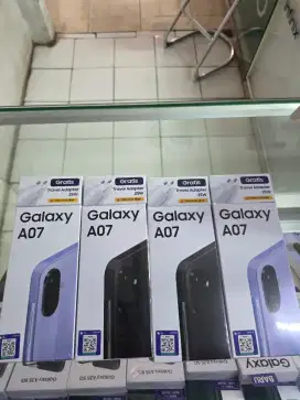 Samsung A07 4/128 new segwl dan resmi