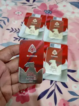 Perak silverium 80 gram edisi kemerdekaan Republik Indonesia