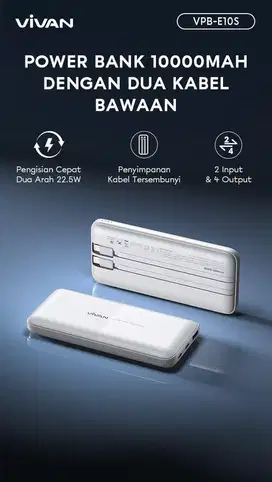 POWERBANK VIVAN VPB E10S