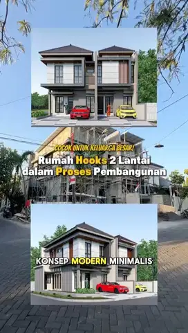 Dijual rumah new minimalis di Kedung Baruk Selangkah MERR