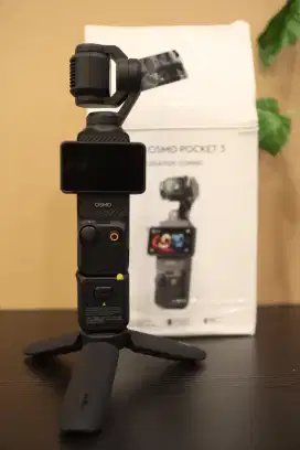 DJI OSMO POCKET 3 CREATOR COMBO FULLSET LIKE NEW GARANSI AKTIF