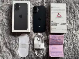 Iphone 16 128GB Black BH 100% Garansi iBox April 2026