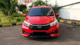 Honda Brio E CVT Facelift Merah 2024 NIK 2023 Like New Low Km Record
