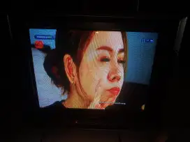 TV TABUNG FLAT LAYAR DATAR SHARP 21