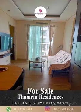 Apartemen Thamrin Residence 1 Bedroom Tipe L Lantai Tinggi