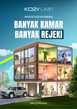 Rukost 3 Lantai 5 KT di Lippo Karawang Harga mulai 799jt cicilan 4jtan