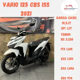 VARIO 125 CBS ISS 2021 MOKAS BERKUALITAS SUPER & BERGARANSI CASH/KREDI