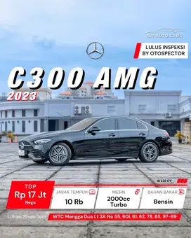 [LOW KM] C300 AMG NIK 2023 Warranty mdl 2024