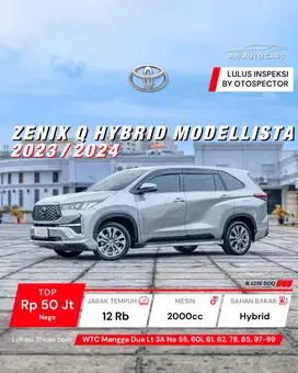 [KM 12RB] Zenix Q Hybrid Modellista 2024 NIK 2023 very low km