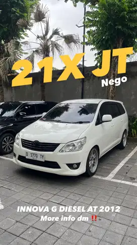 Toyota Kijang Innova 2012 Diesel