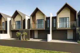 5 Menit Pintu Tol Trihanggo, Rumah Model Scandinavia Free Kolam Renang