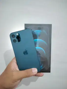 Iphone 12 pro 128gb blue fullset all operator