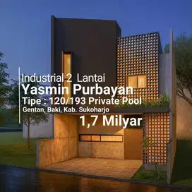 Gentan Rumah Mewah 2 Lt SHM bonus Private Pool