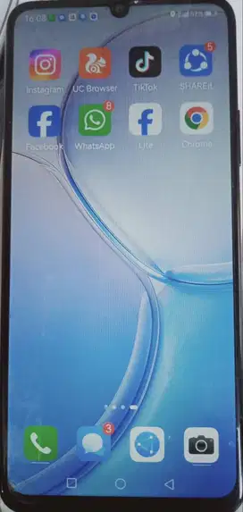 Wiko Huawei Enjoy 60s 5g Ram8/216-256, pamakaian pribadi 4 bulan