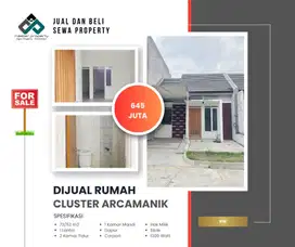 Rumah di Cluster Arcamanik – Murah 600 jutaan, Akses Strategis