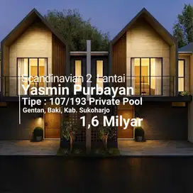 Yasmin Purbayan, Gentan. Model Scandinavian dengan Private Pool