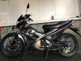 Satria fu 2010 abu hitam full ori
