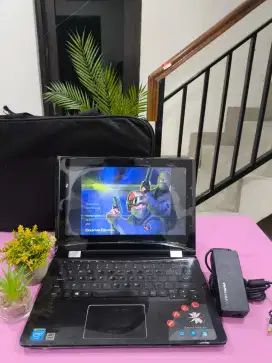 laptop Touchscreen bisa flip 360 derajat bisa jadi tablet untk bisnis