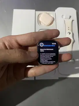 Dijual Apple Watch 10 Starlight 42MM Lengkap