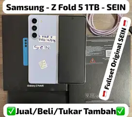 Samsung Zfold. 5 1 TB Icy Blue Resmi Mulus