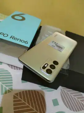 OPPO Reno6 fullset ori normall 8/128