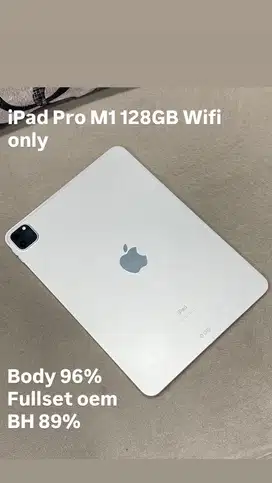 iPad Pro M1 11” 128GB Silver Wifi only