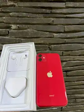iphone 11 128gb sejenis merah mulus