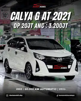 Calya G AT 2021 / 2020 Putih Termurah Model Facelift Sigra DP Minim 20