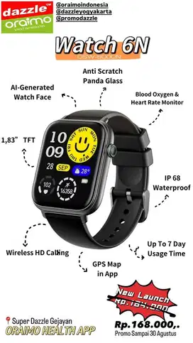 Smartwatch Oraimo Watch 6N