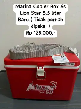 Marina Cooler Box 6s Lion Star 5.5 Liter Baru