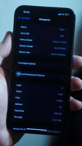 iphone 13pro ex inter 256