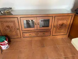 DIJUAL : Lemari dan Bufet TV kayu jati
