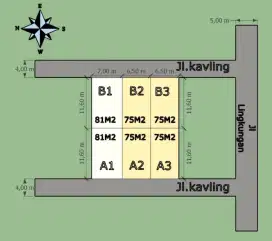 Jual tanah kavling di jati sari kec jati asih kota bekasi