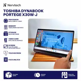Toshiba Portege X30W-J Core i5 Gen 11 16GB/256GB 2in1 Yoga x360 Flip