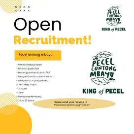 Open rekrut F&B