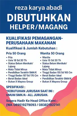 lowongan pekerjaan