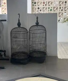 dijual 2 kandang burung ex lovebird