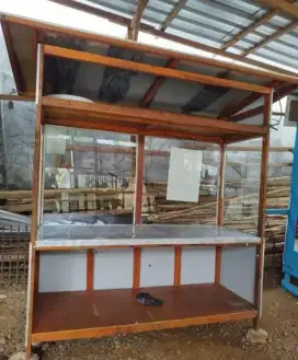 2 Gerobak bahan full kayu