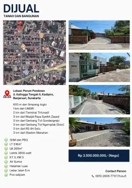 Dijual Rumah halaman luas siap huni