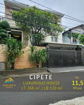 LUXURIOUS HOUSE SIAP HUNI DI CIPETE JAKARTA SELATAN