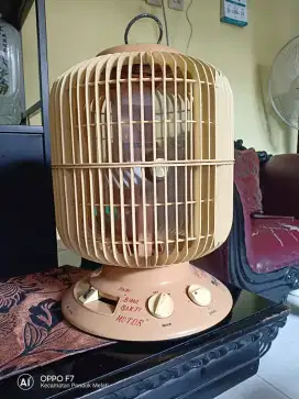 Kipas Angin Jadul Antik RARE Model Sangkar Burung FUJINA