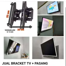 Bracket gantungan tv&install, briket tv, breket tv, braket tv