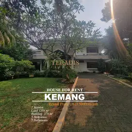 DI SEWAKAN RUMAH HALAMAN LUAS DI KEMANG