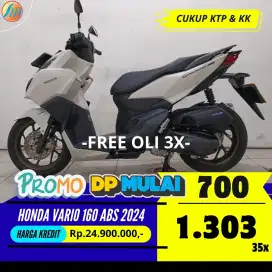 DP 700RIBU DAPAT CASHBACK 250RIBU HONDA VARIO 160 ABS TAHUN 2024 SEKEN