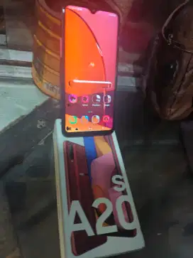 samsung A20S fullset Layar poni