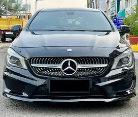Mercedes Benz Mercy CLA200 CLA 200 AMG Sport 2014 Antik Low Km Murah